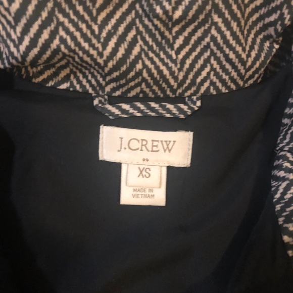 J. Crew Herringbone Puffer Vest XS - Picture 3 of 3